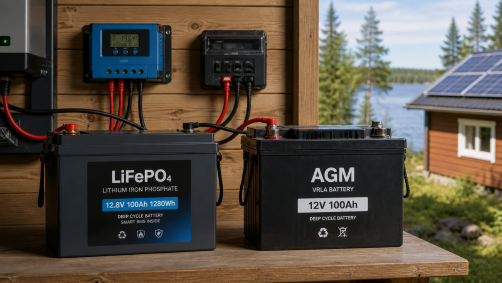 AGM vs. LiFePO4 akkujen vertailu